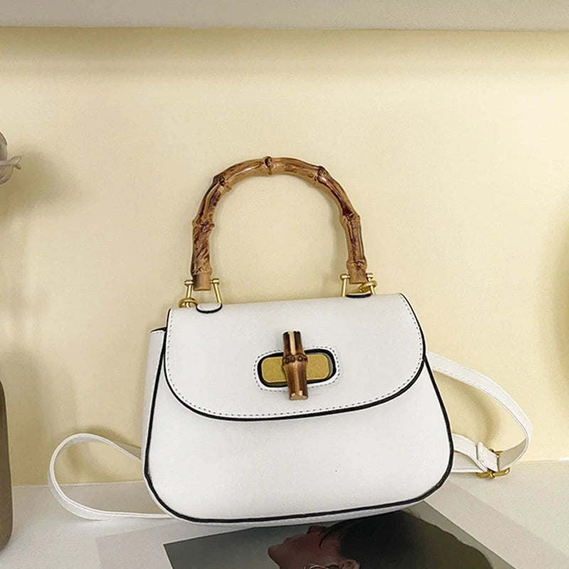 Sac à Main Femme avec Anse en Bambou
