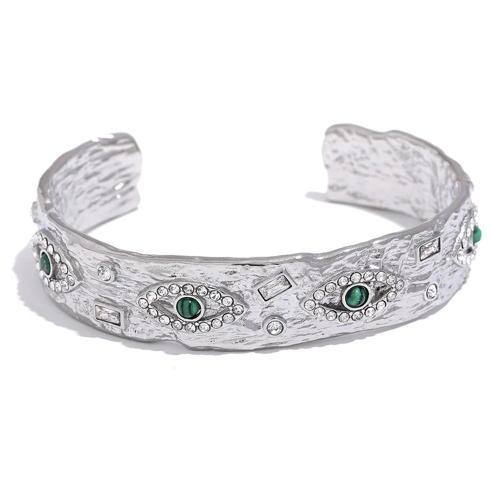 Bracelet Féminin Œil Grec Ajustable