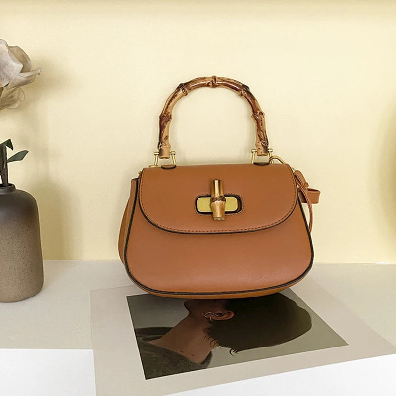 Sac à Main Femme avec Anse en Bambou