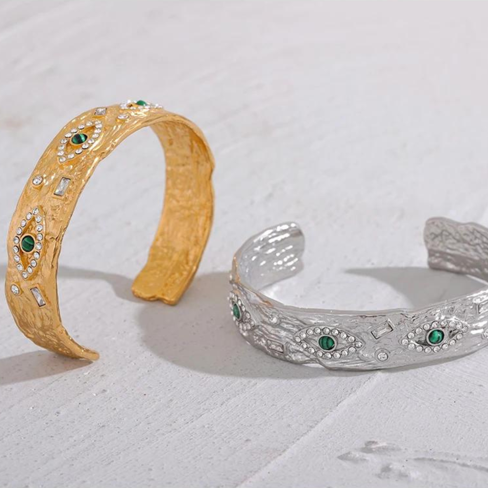 Bracelet Féminin Œil Grec Ajustable