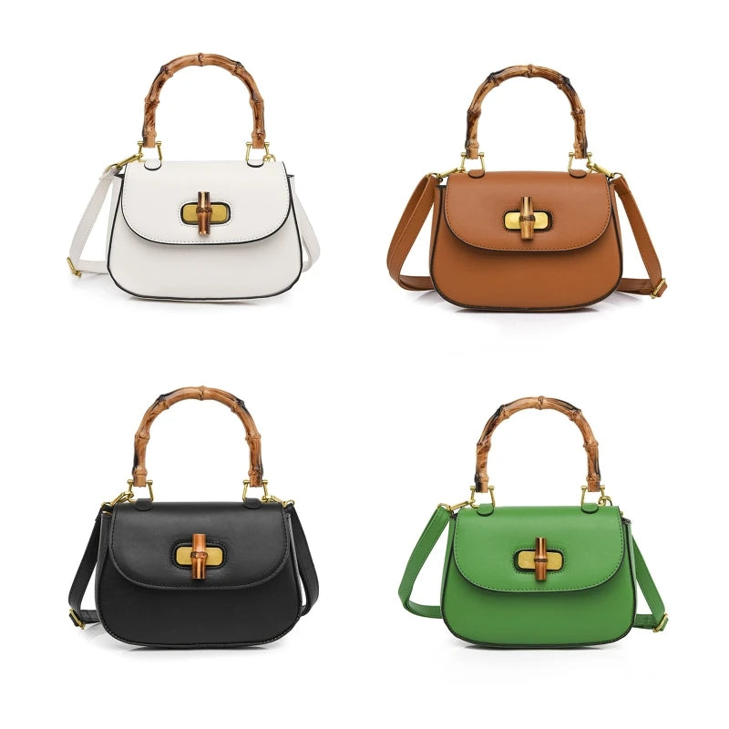 Sac à Main Femme avec Anse en Bambou