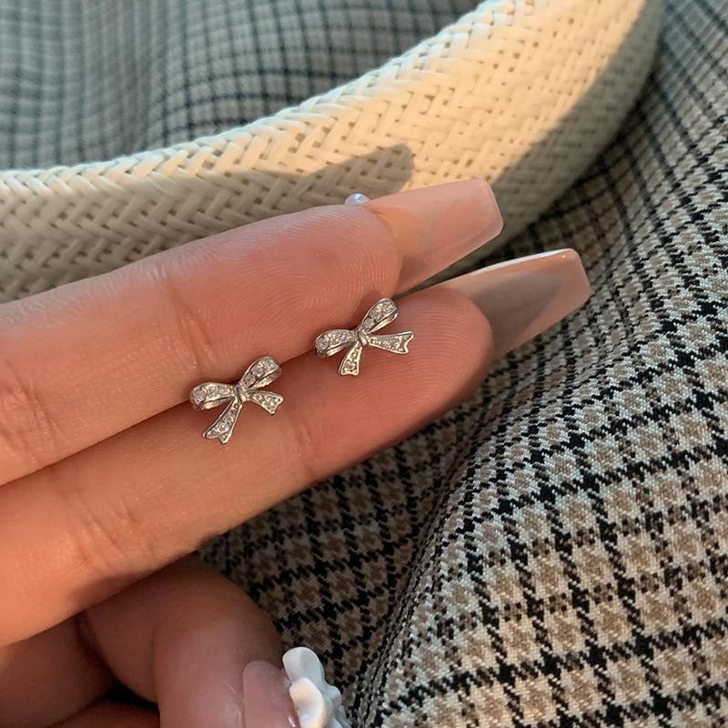 Paire x Boucles d'Oreilles Crystal Cut