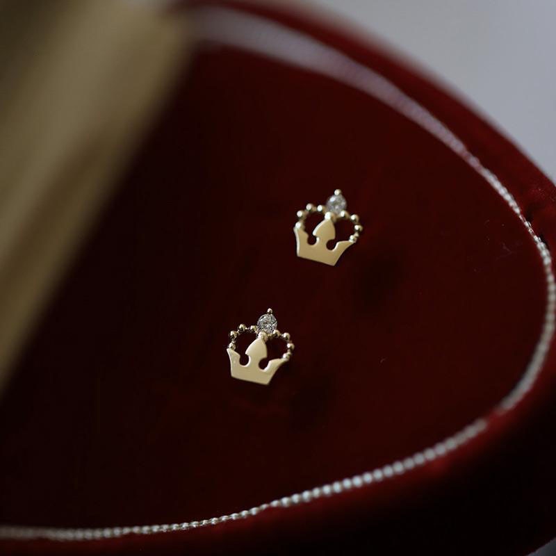 Paire x Boucles d'Oreilles Crystal Cut