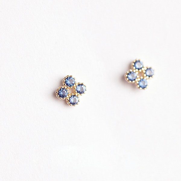 Paire x Boucles d'Oreilles Crystal Cut