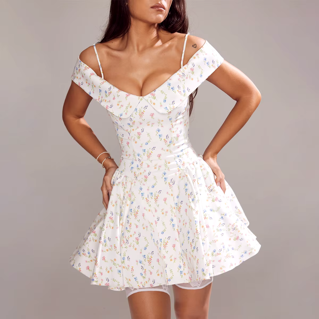 Robe courte bandeau