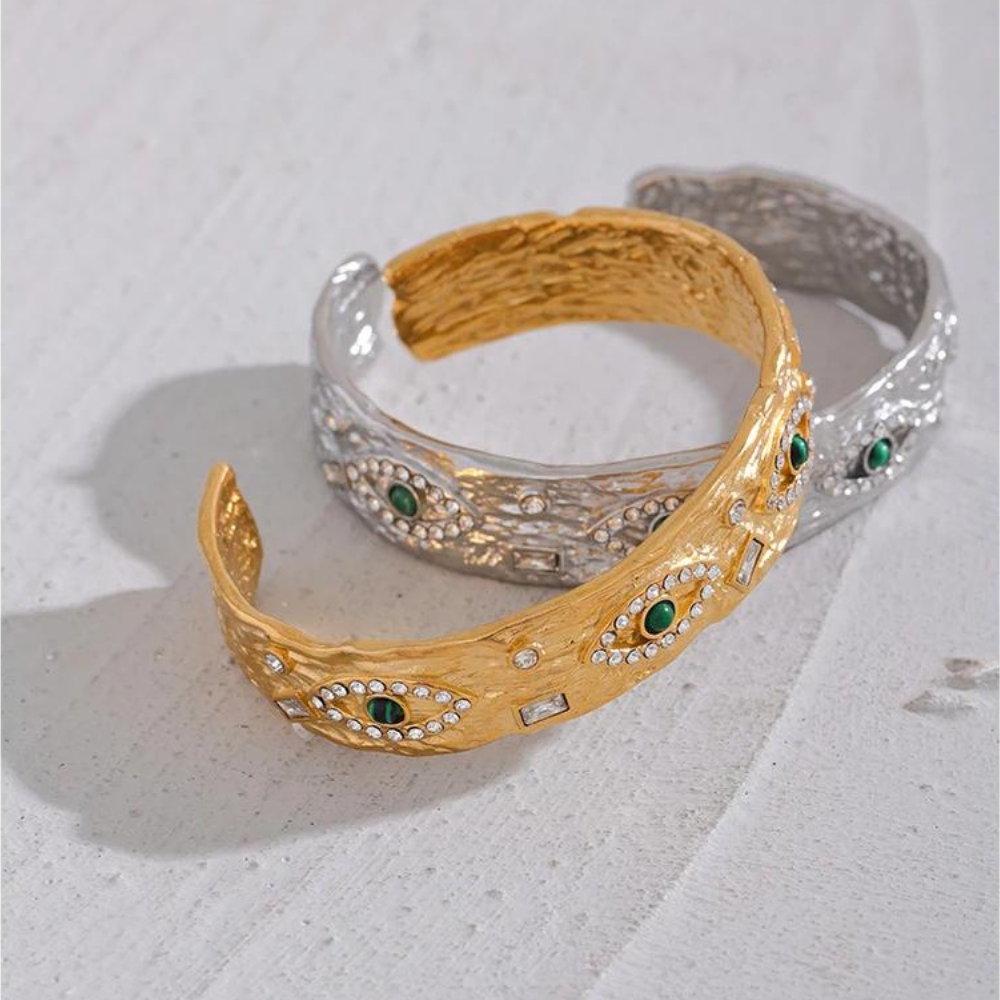 Bracelet Féminin Œil Grec Ajustable