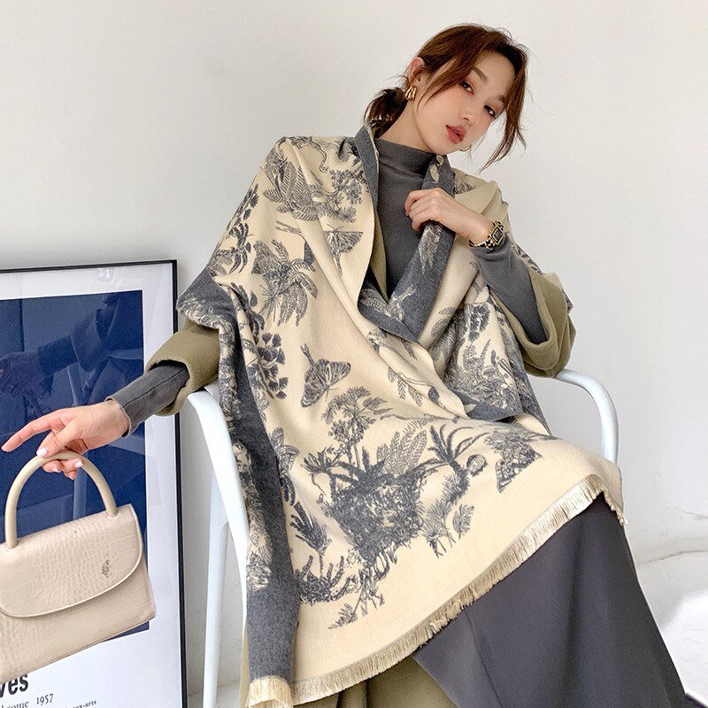 Écharpe Foulard Pashmina Épaisse
