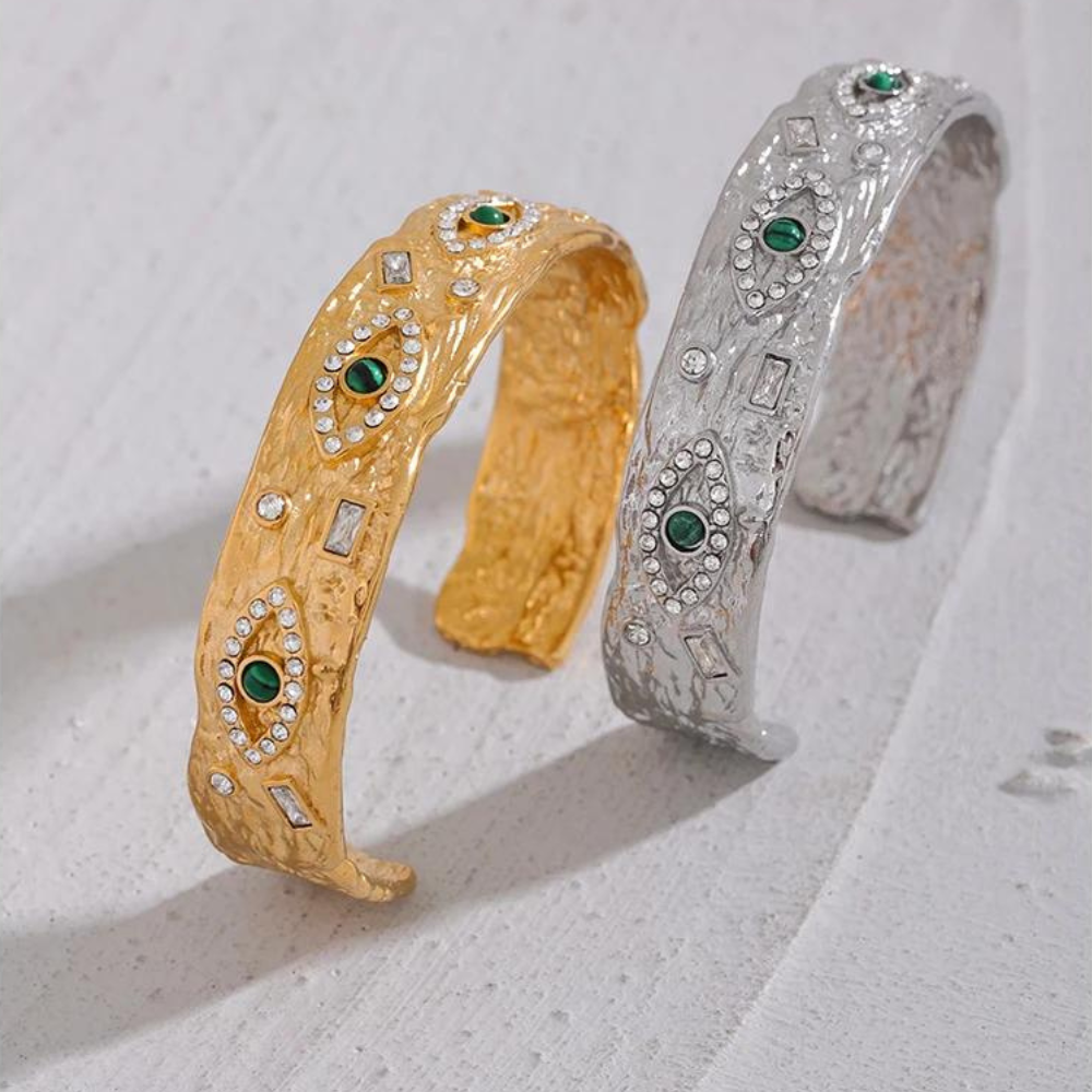 Bracelet Féminin Œil Grec Ajustable