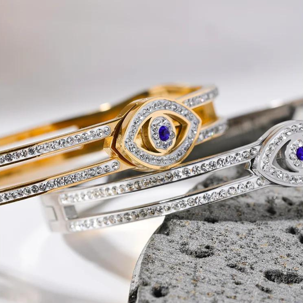 Bracelet Œil Grec Avec Zirconias