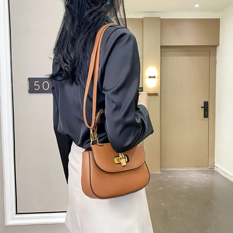 Sac à Main Femme avec Anse en Bambou