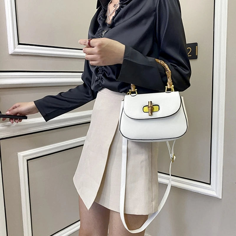 Sac à Main Femme avec Anse en Bambou