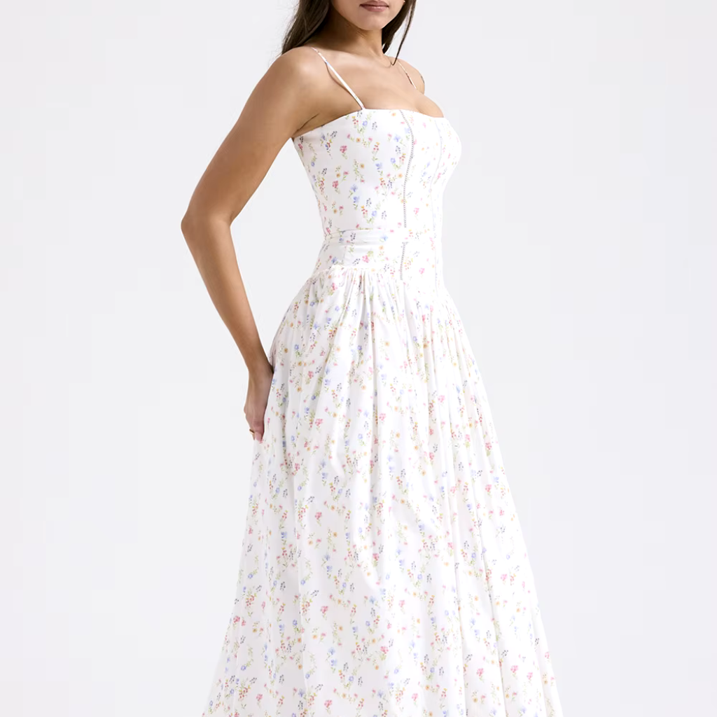 Robe Midi Imprimé Floral