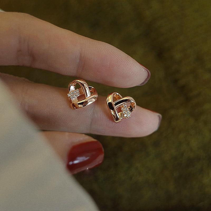 Paire x Boucles d'Oreilles Crystal Cut
