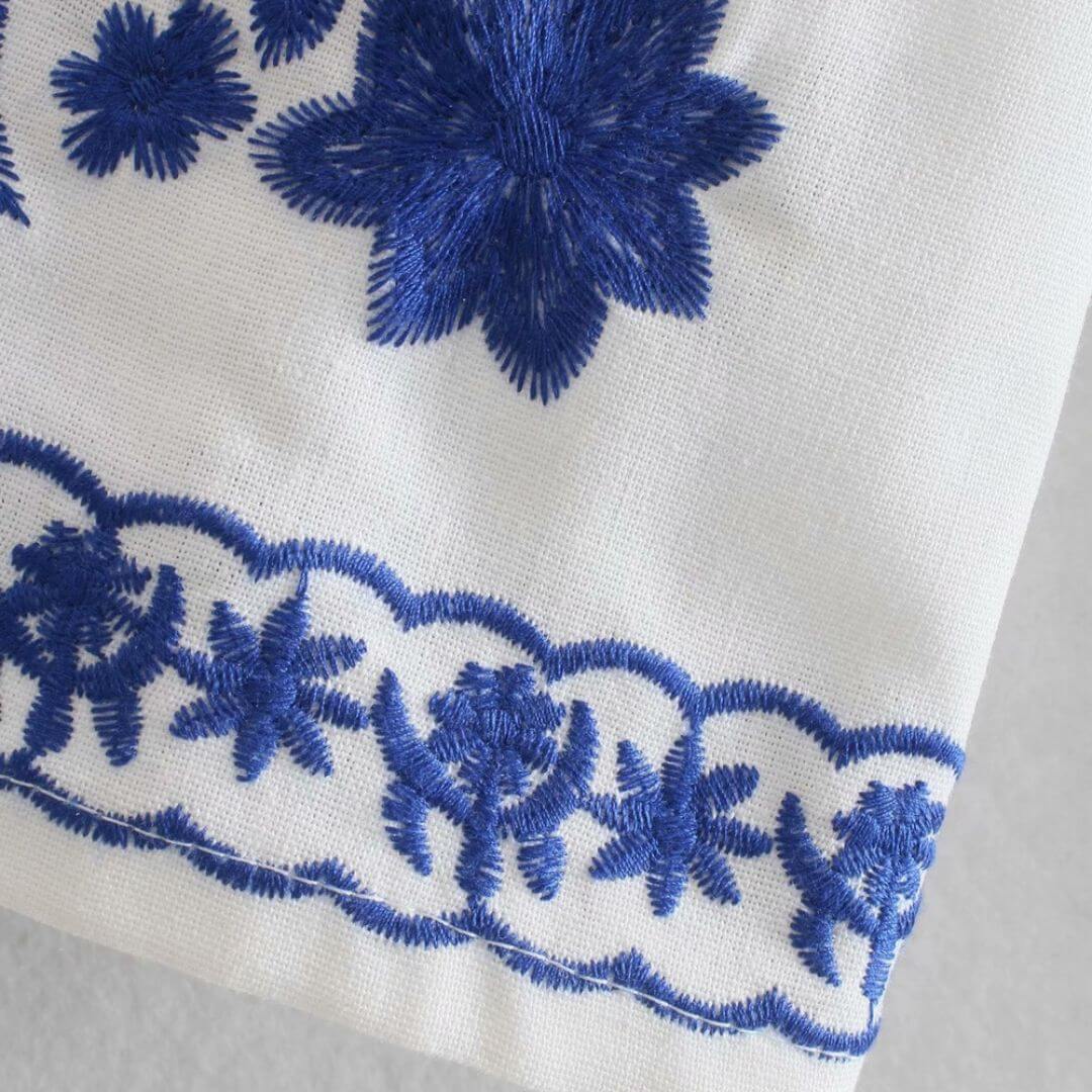 Chemisier Femme Fleurs d'Automne