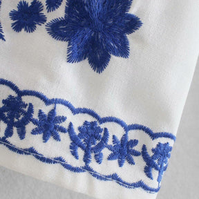 Chemisier Femme Fleurs d'Automne